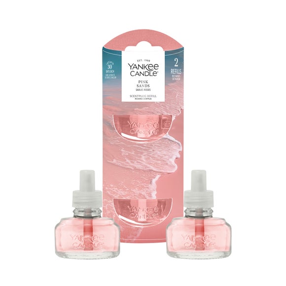 Yankee Candle Set of 2 Pink Sands Scent Scent Plug Fragrance Refills