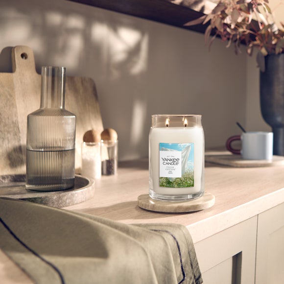 Yankee Candle Clean Cotton Signature Multi Wick Jar Candle