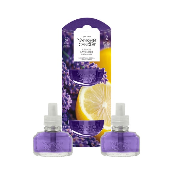 Yankee Candle Set of 2 Lemon & Lavender Scent Plug Fragrance Refills
