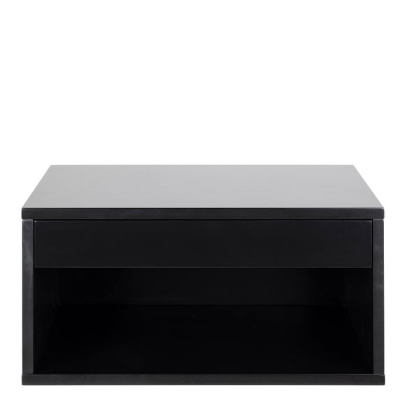 Photo 3 of Return - Furniture To Go Cholet 1 Drawer Square Wall Mounted Bedside Table