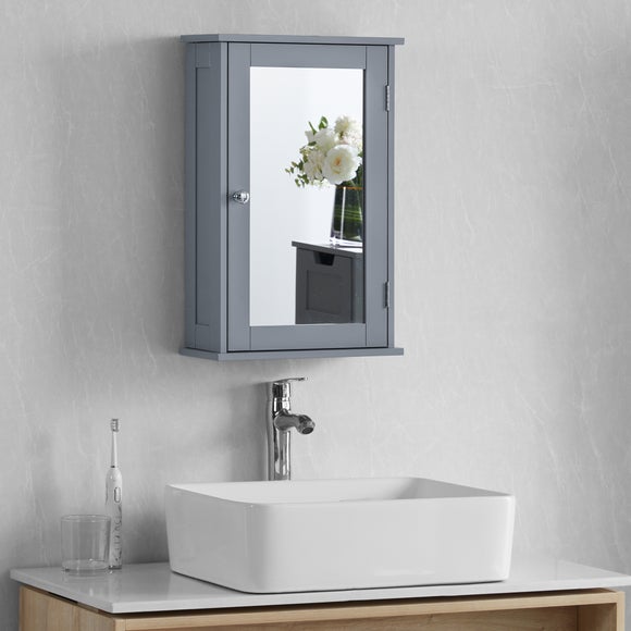 Return - Anderson 1 Door Mirrored Wall Cabinet