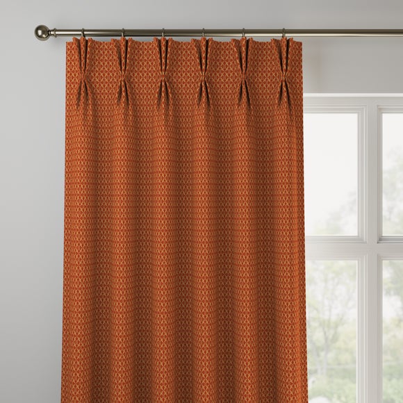 Soho Made to Measure Curtains Soho Chenille Terracotta