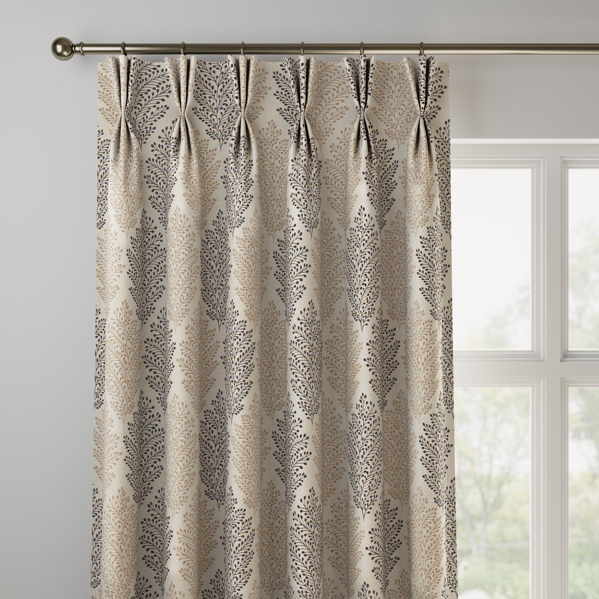 Jessie Made to Measure Curtains Jessie Charcoal