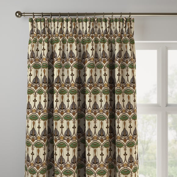 Belle Epoque Made to Measure Curtains Belle Epoque Woven Petrol