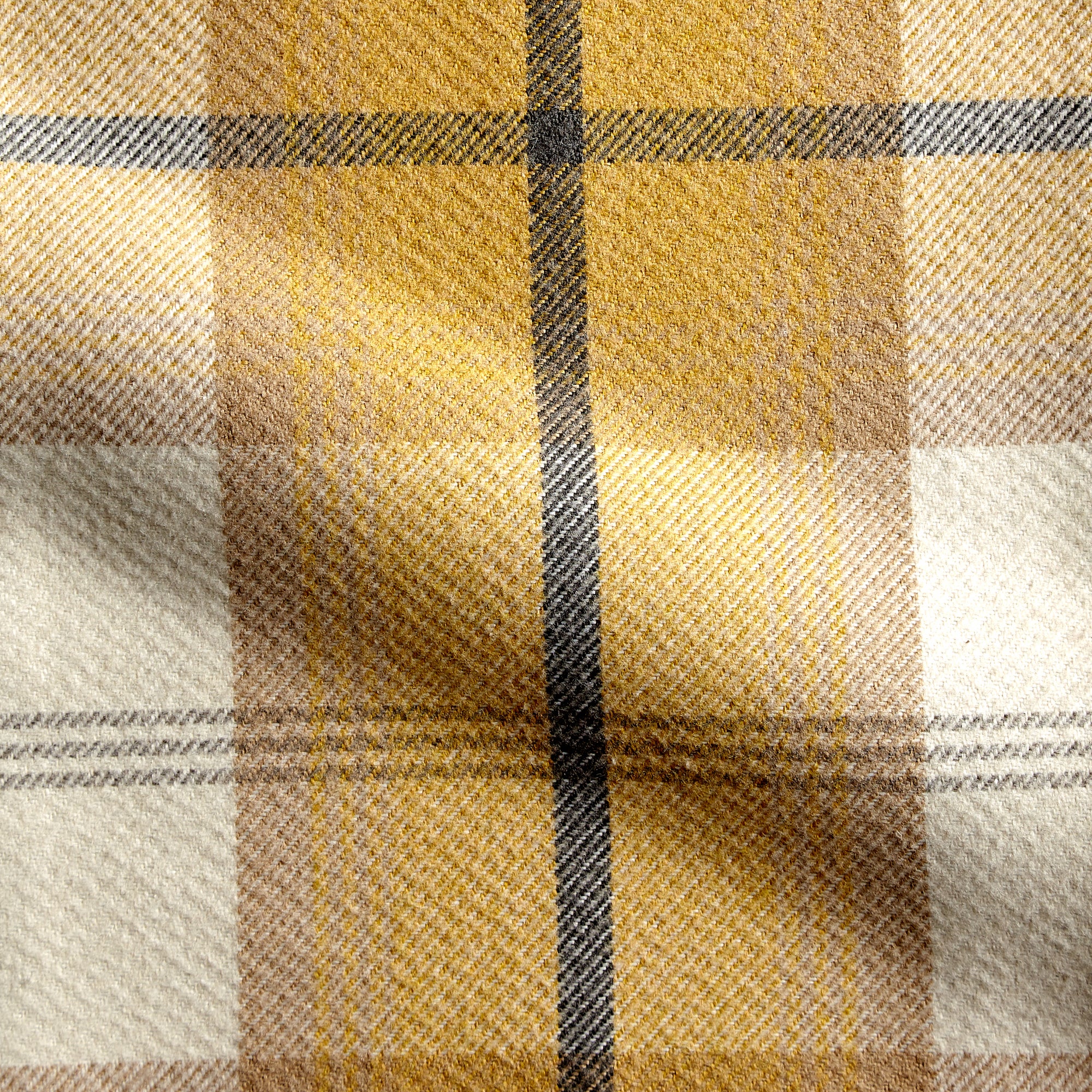 Highland Check Made to Measure Curtains Highland Check Ochre