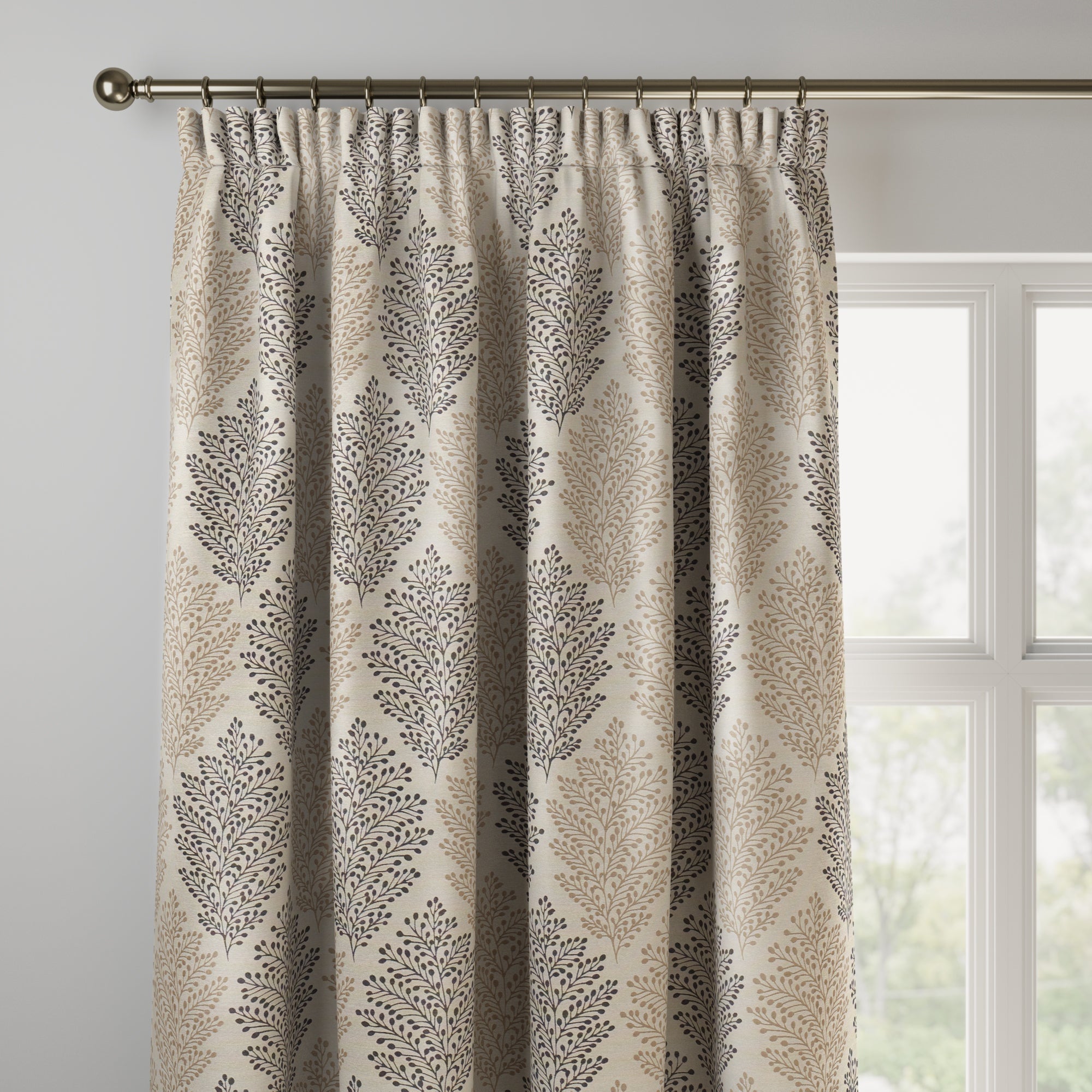Jessie Made to Measure Curtains Jessie Charcoal