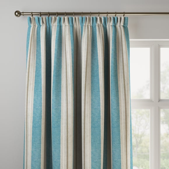 Vintage Stripe Made to Measure Curtains Vintage Stripe Blue