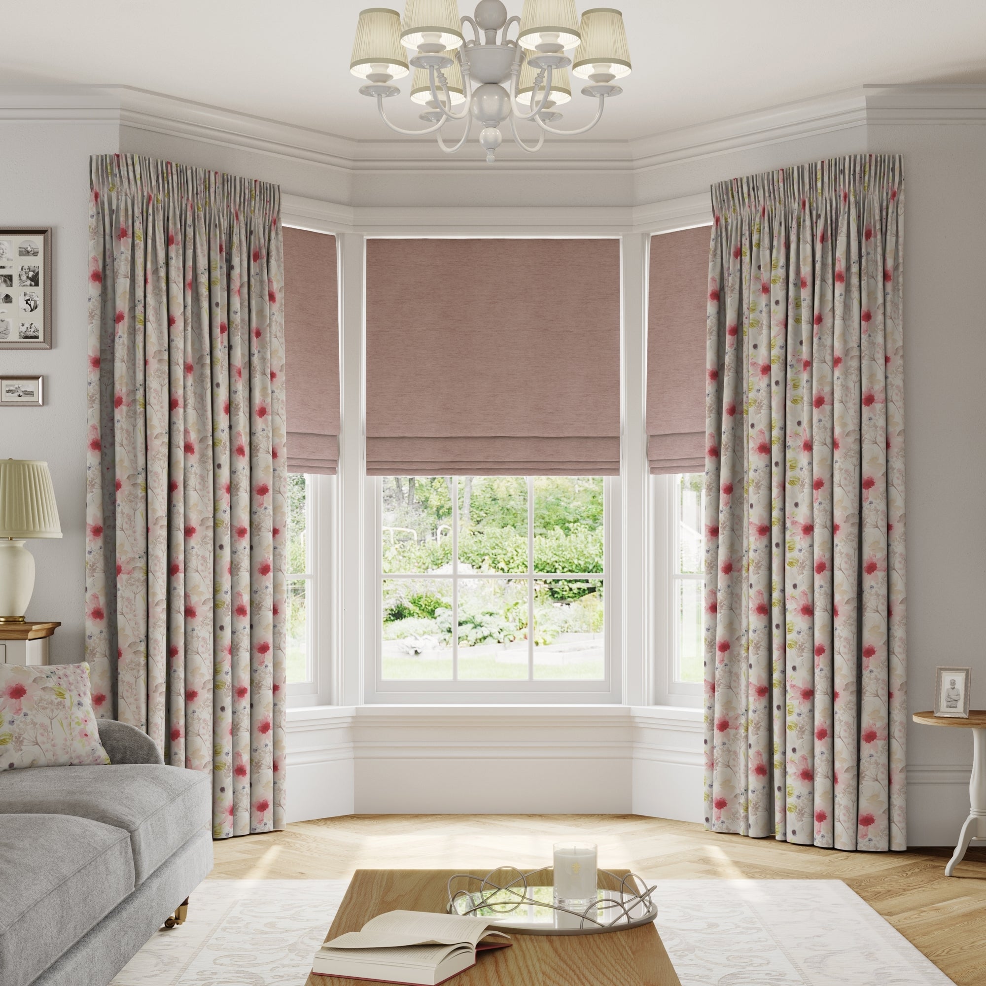 Felicity Made to Measure Curtains Felicity Pink