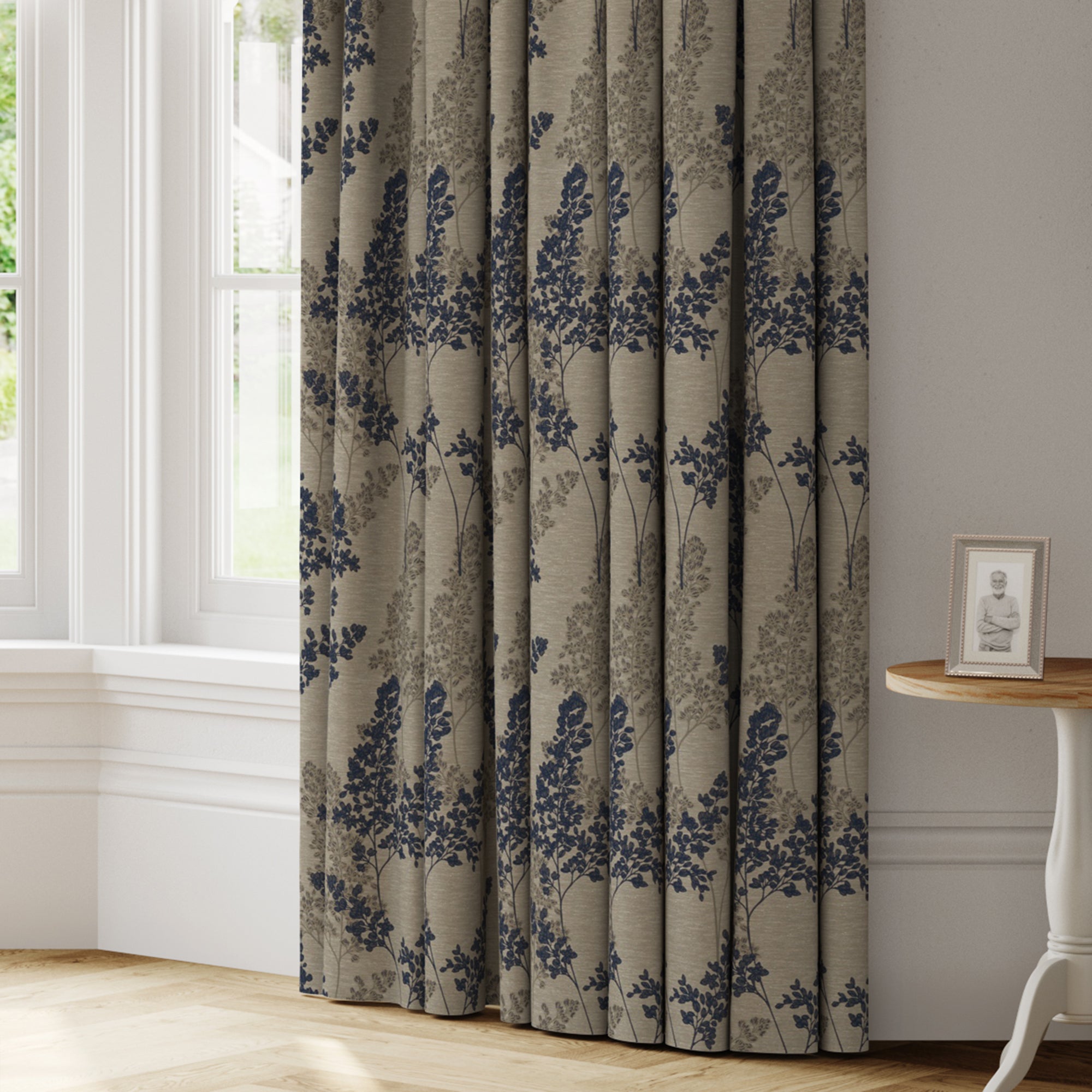 Leah Made to Measure Curtains Leah Navy