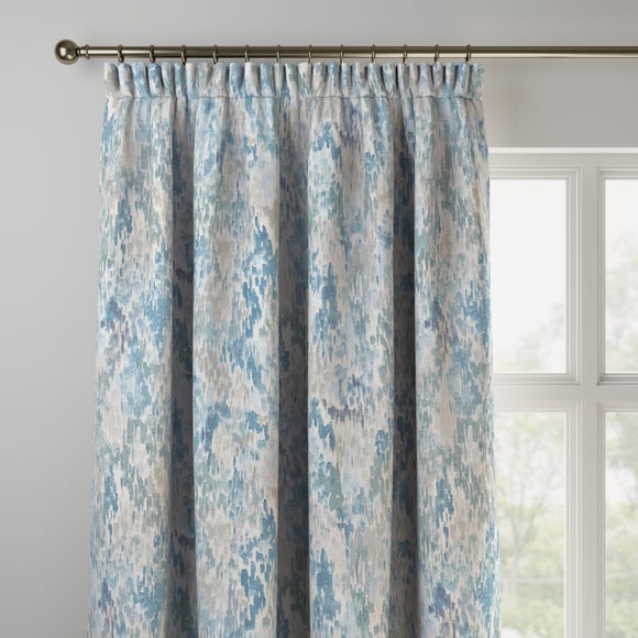 Waves Made to Measure Curtains Waves Blue