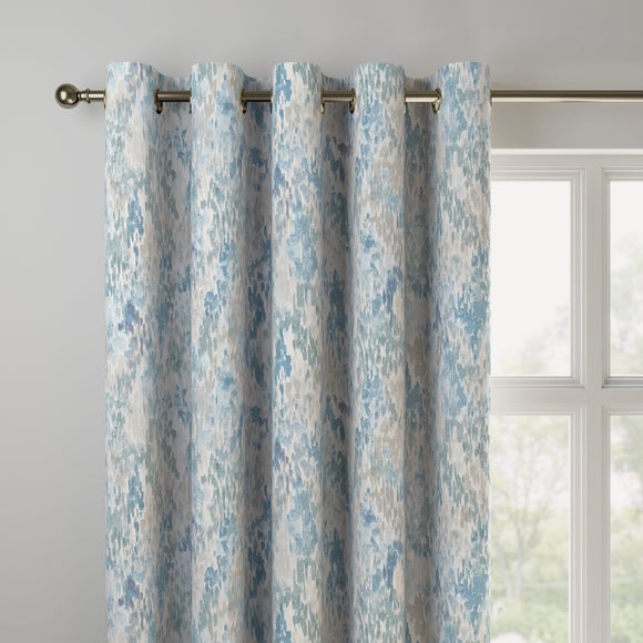 Waves Made to Measure Curtains Waves Blue