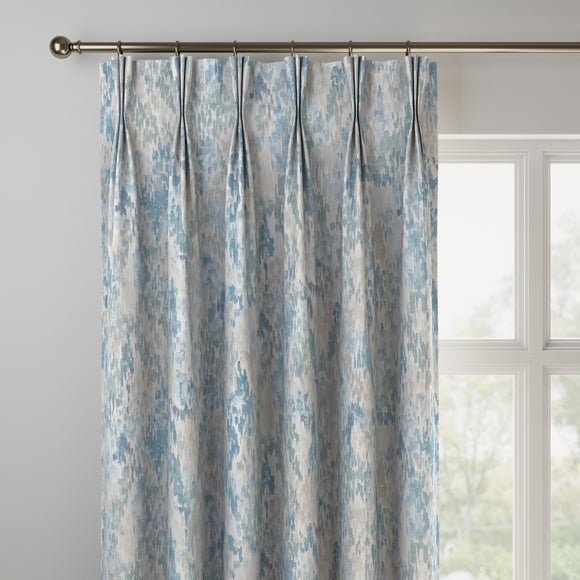 Waves Made to Measure Curtains Waves Blue