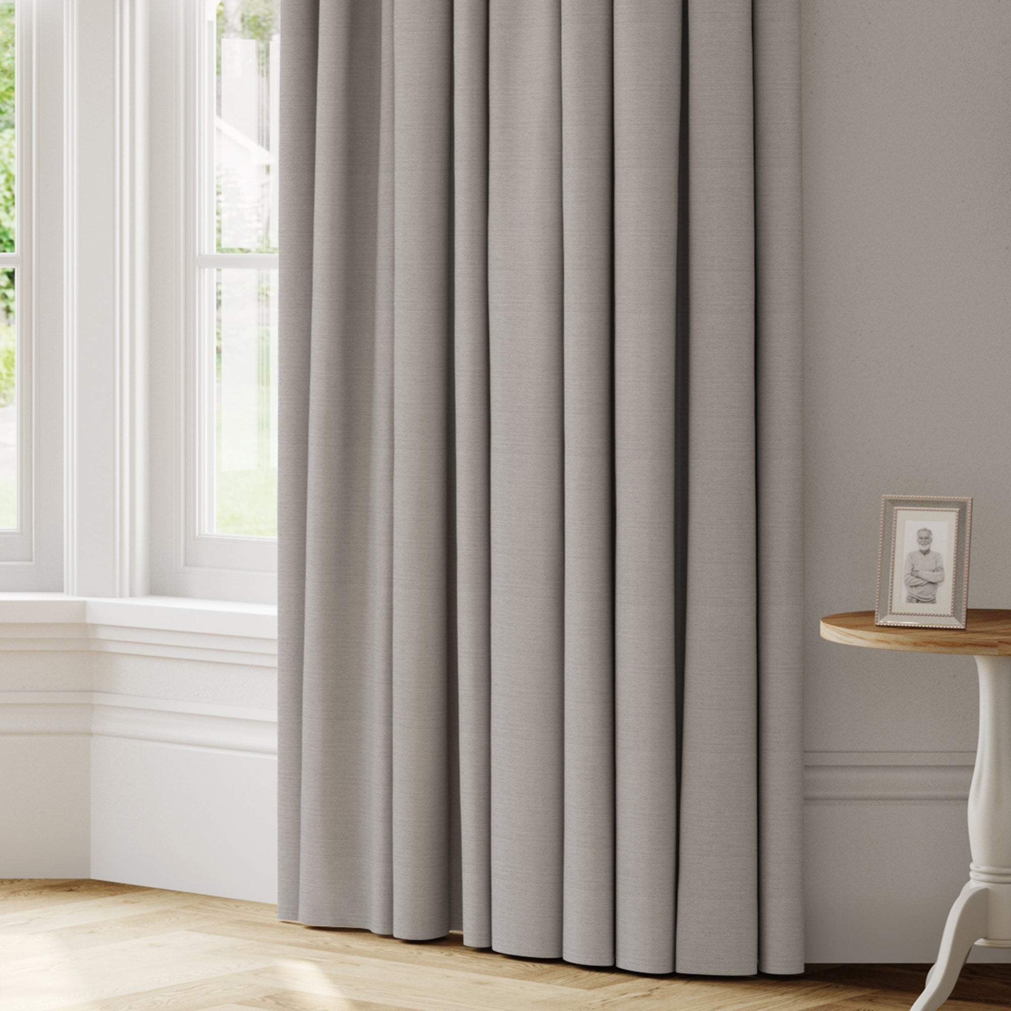 Covent Garden Made To Measure Curtains Light Grey