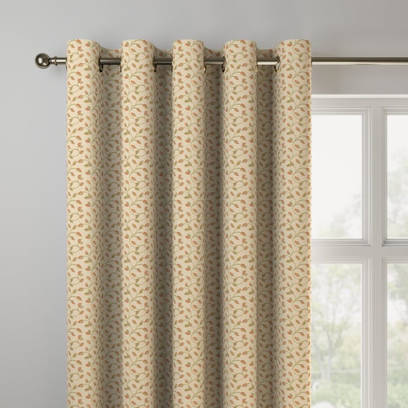 Summer Jacquard Made to Measure Curtains Summer Mini Terracotta