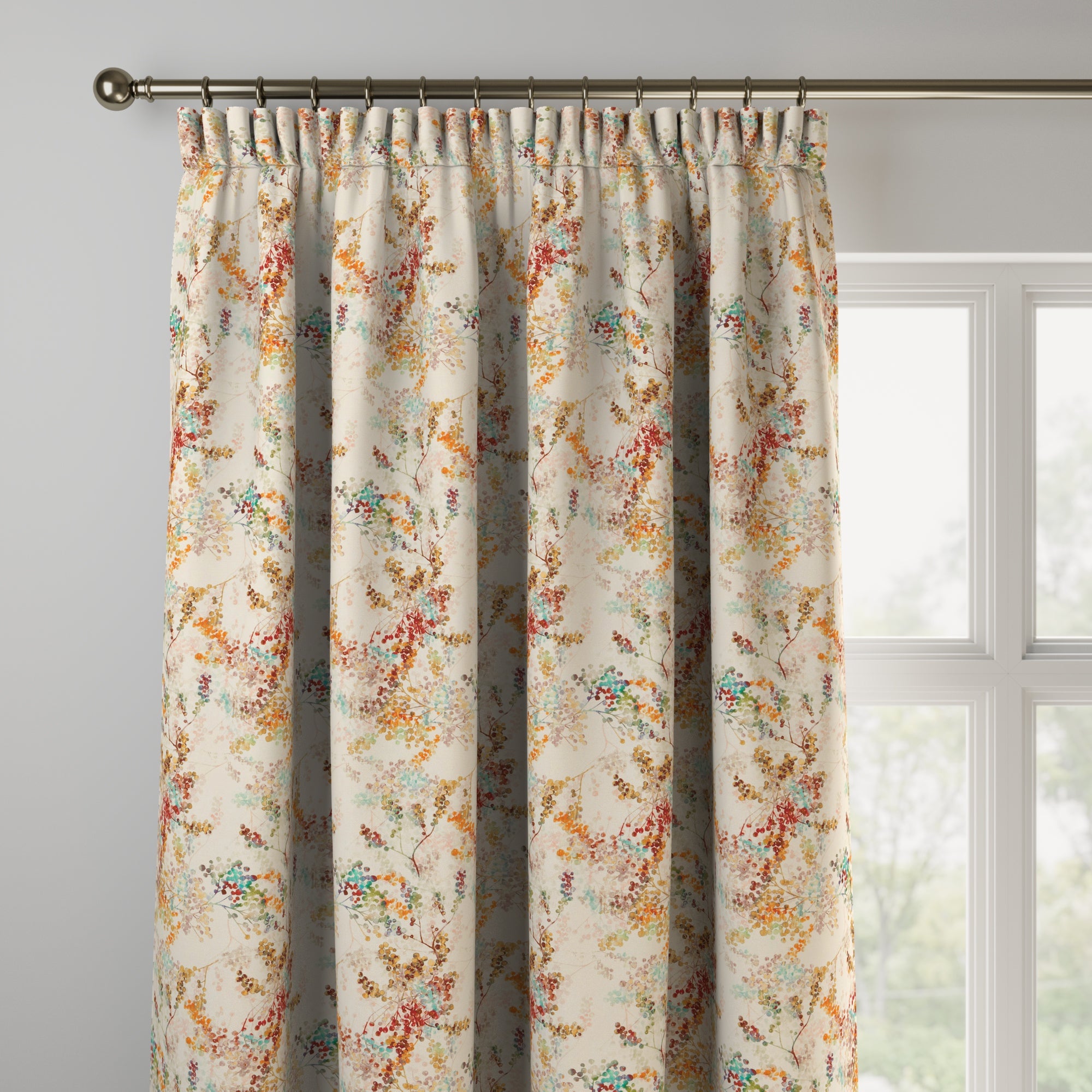 Camille Made to Measure Curtains Camille Orange