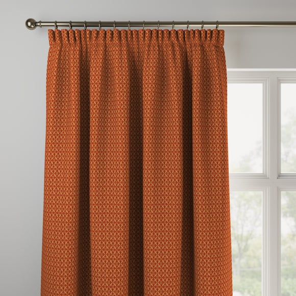 Soho Made to Measure Curtains Soho Chenille Terracotta