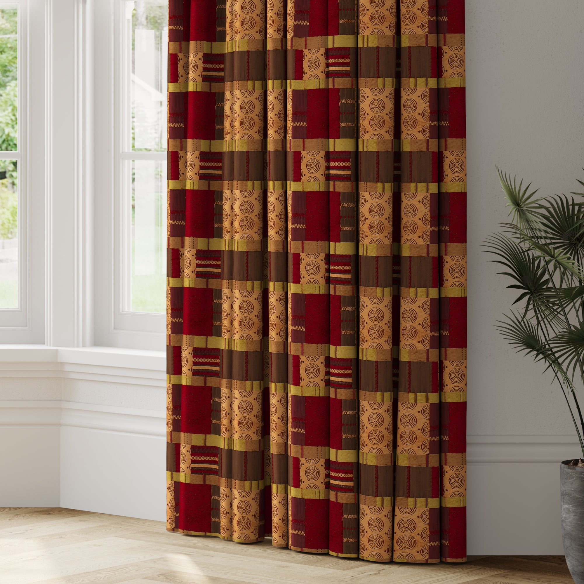 Prague Made to Measure Curtains Prague Plum