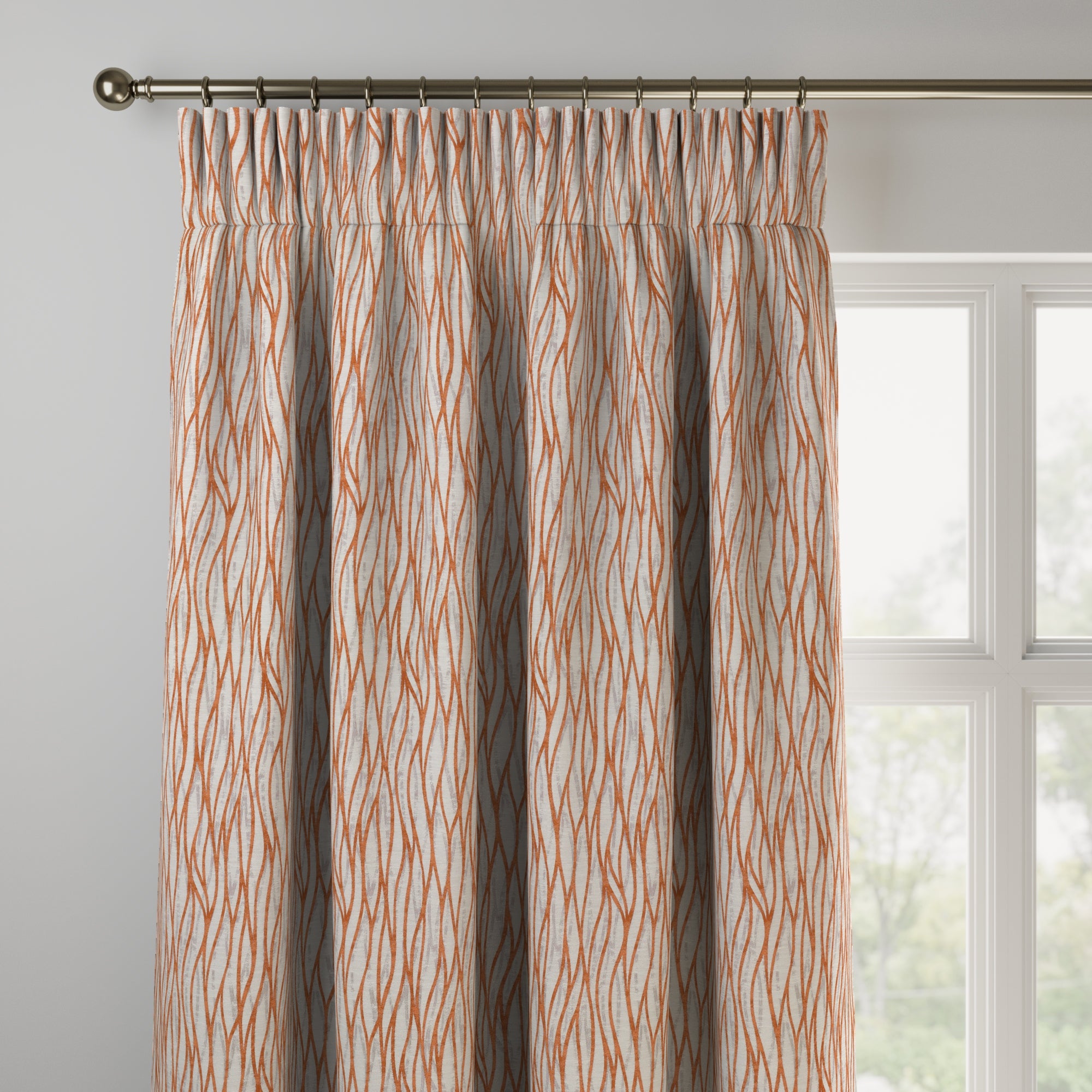 Linear Made to Measure Curtains Linear Burnt