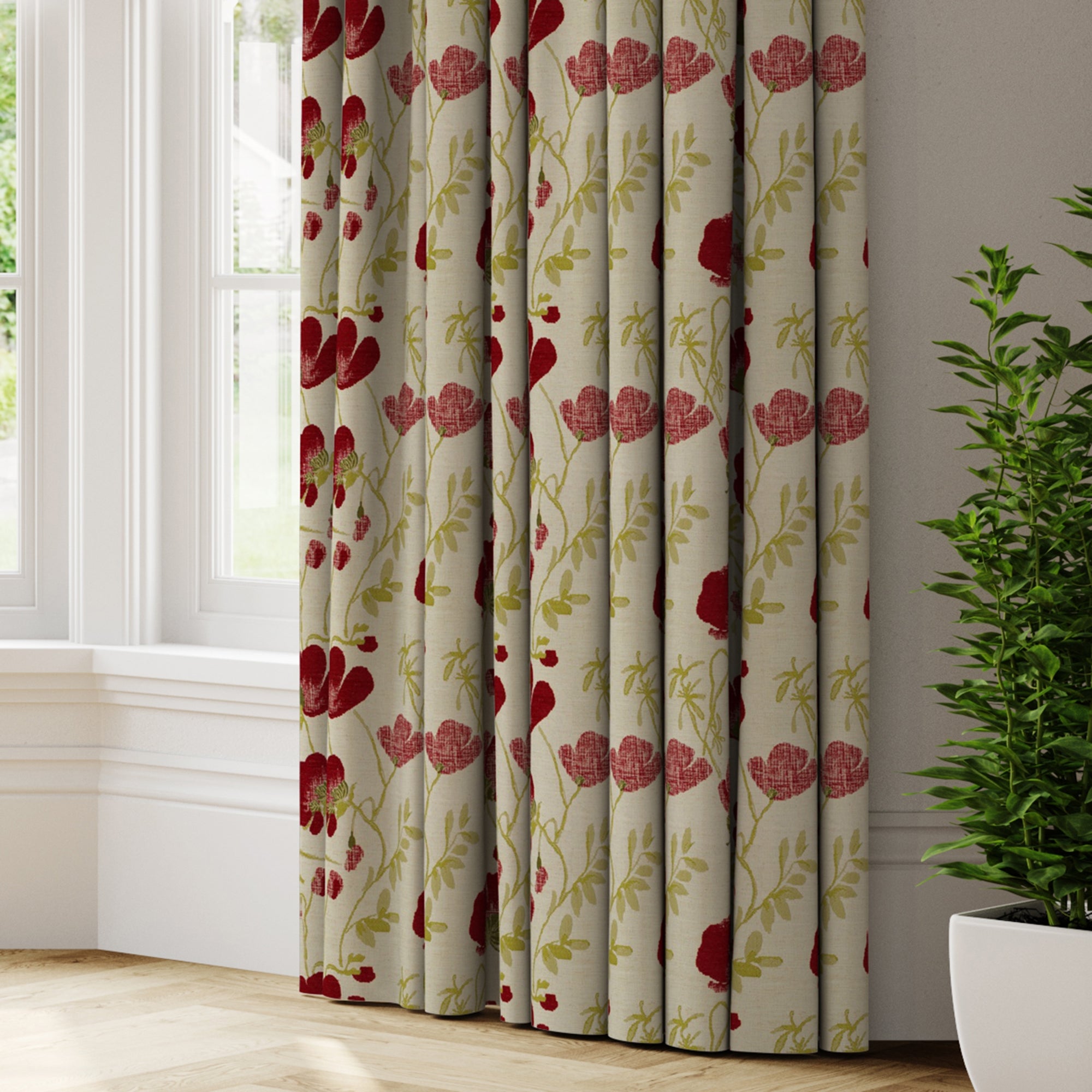 Serafina Made to Measure Curtains Serafina Rouge