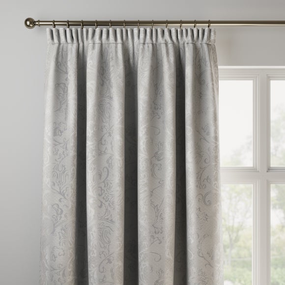 Brocatelle Made to Measure Curtains Brocatelle Grey