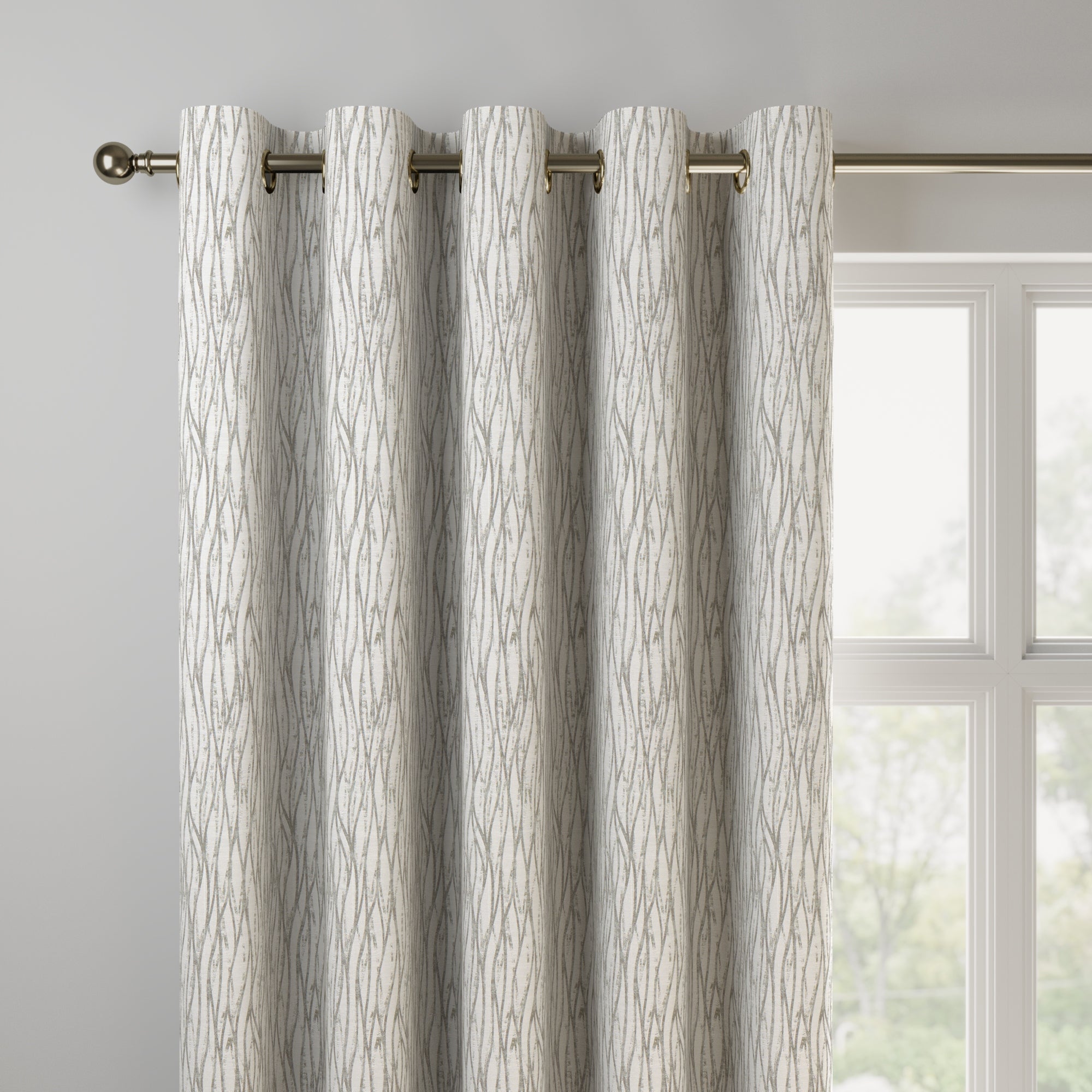 Linear Made to Measure Curtains Linear Silver