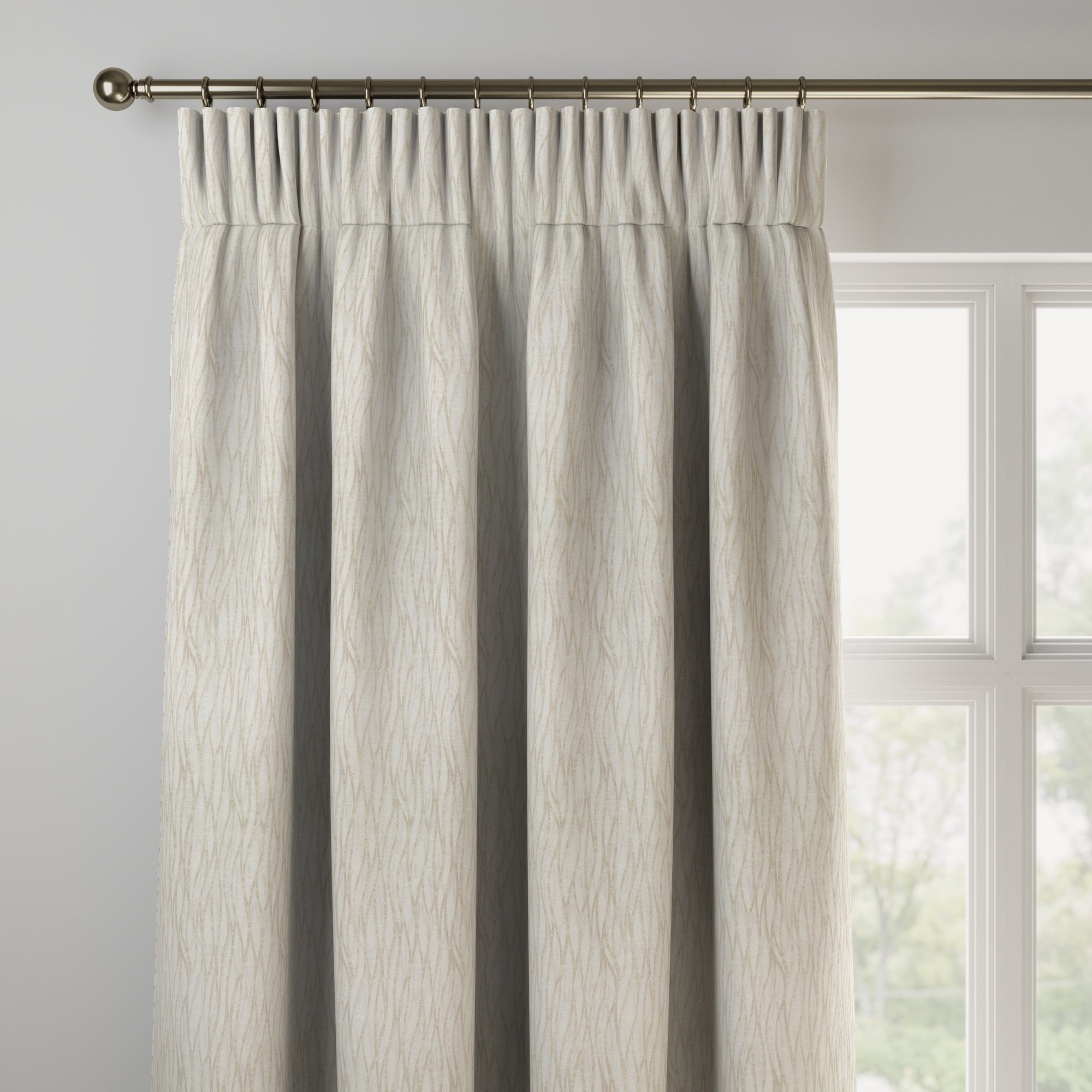 Linear Made to Measure Curtains Linear Natural