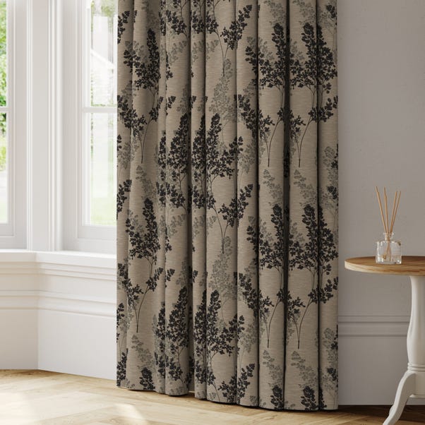Leah Made to Measure Curtains Leah Charcoal