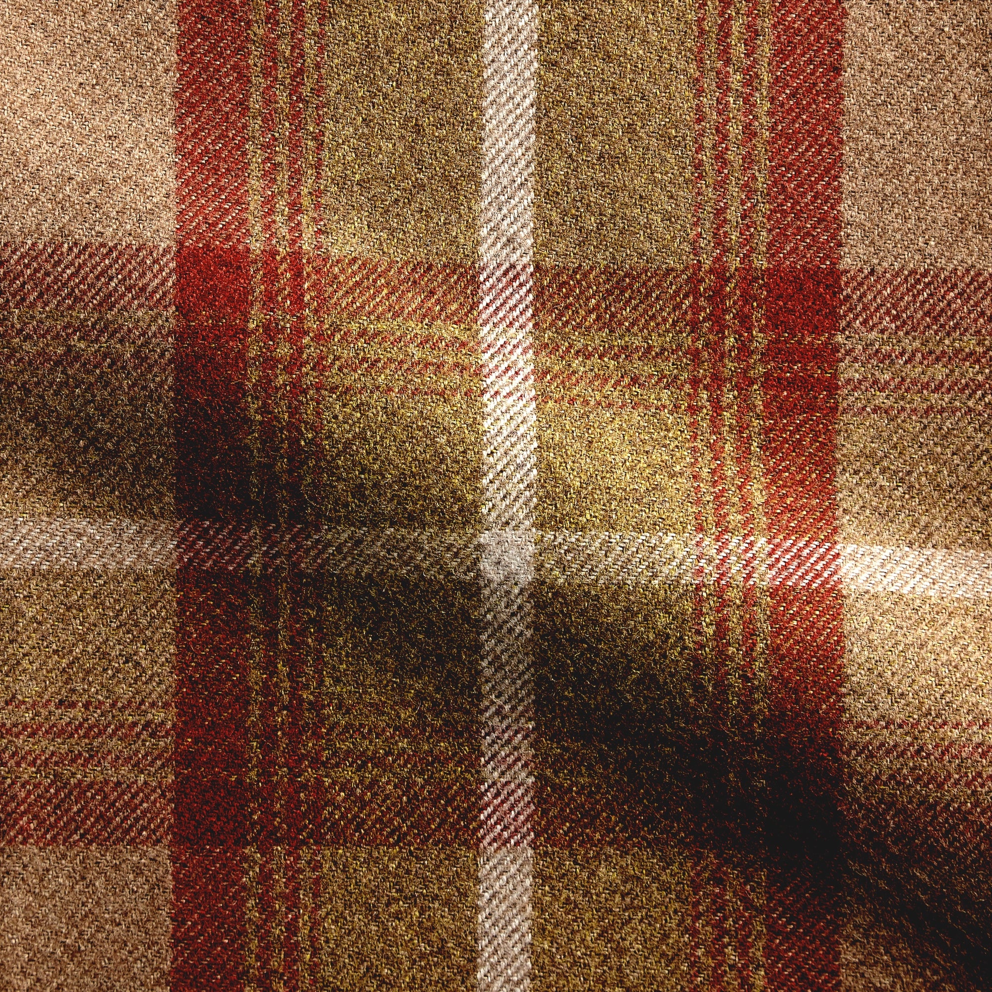 Highland Check Made to Measure Curtains Highland Check Rust