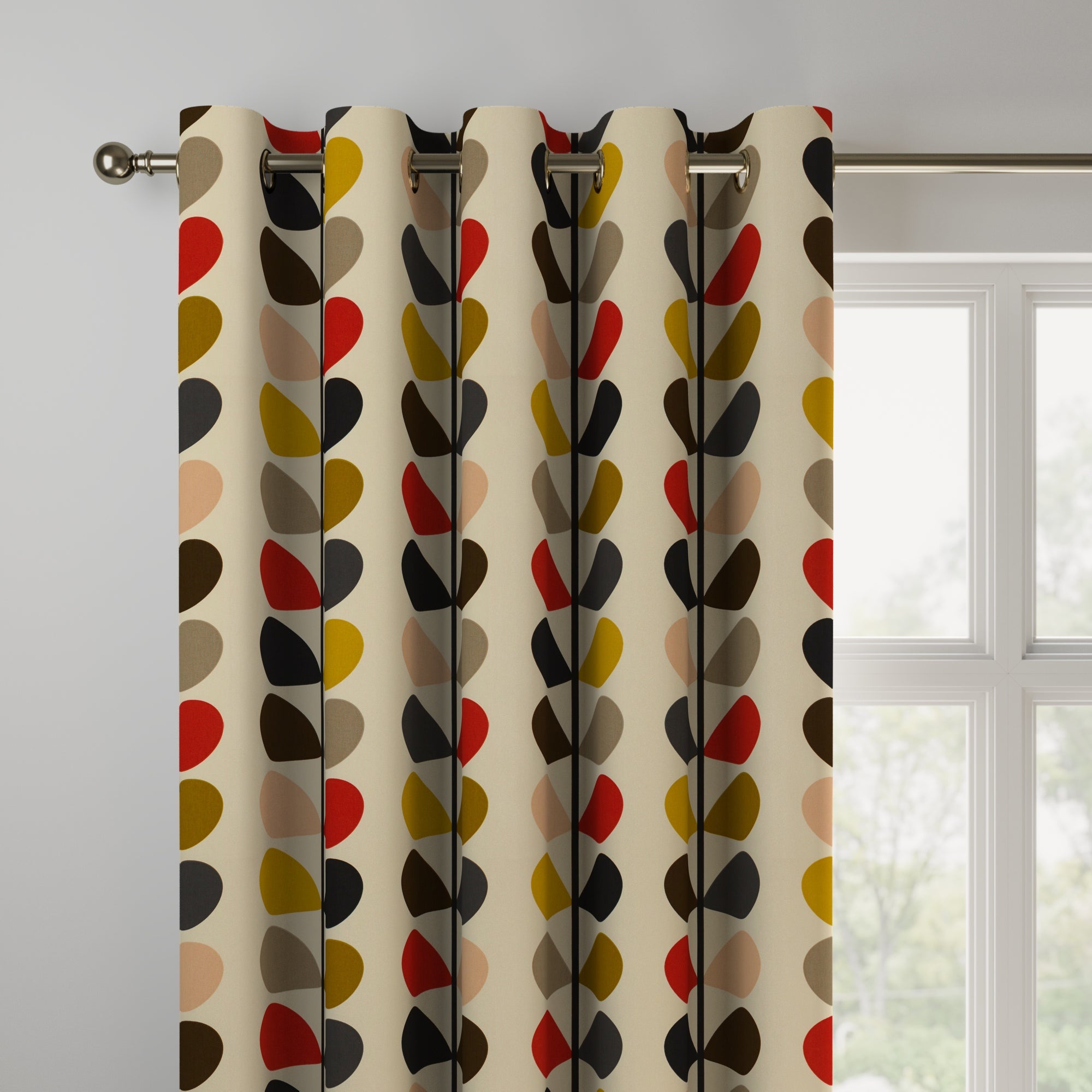 Orla Kiely Tomato Stem Made to Measure Curtains Orla Kiely Multi Stem Tomato