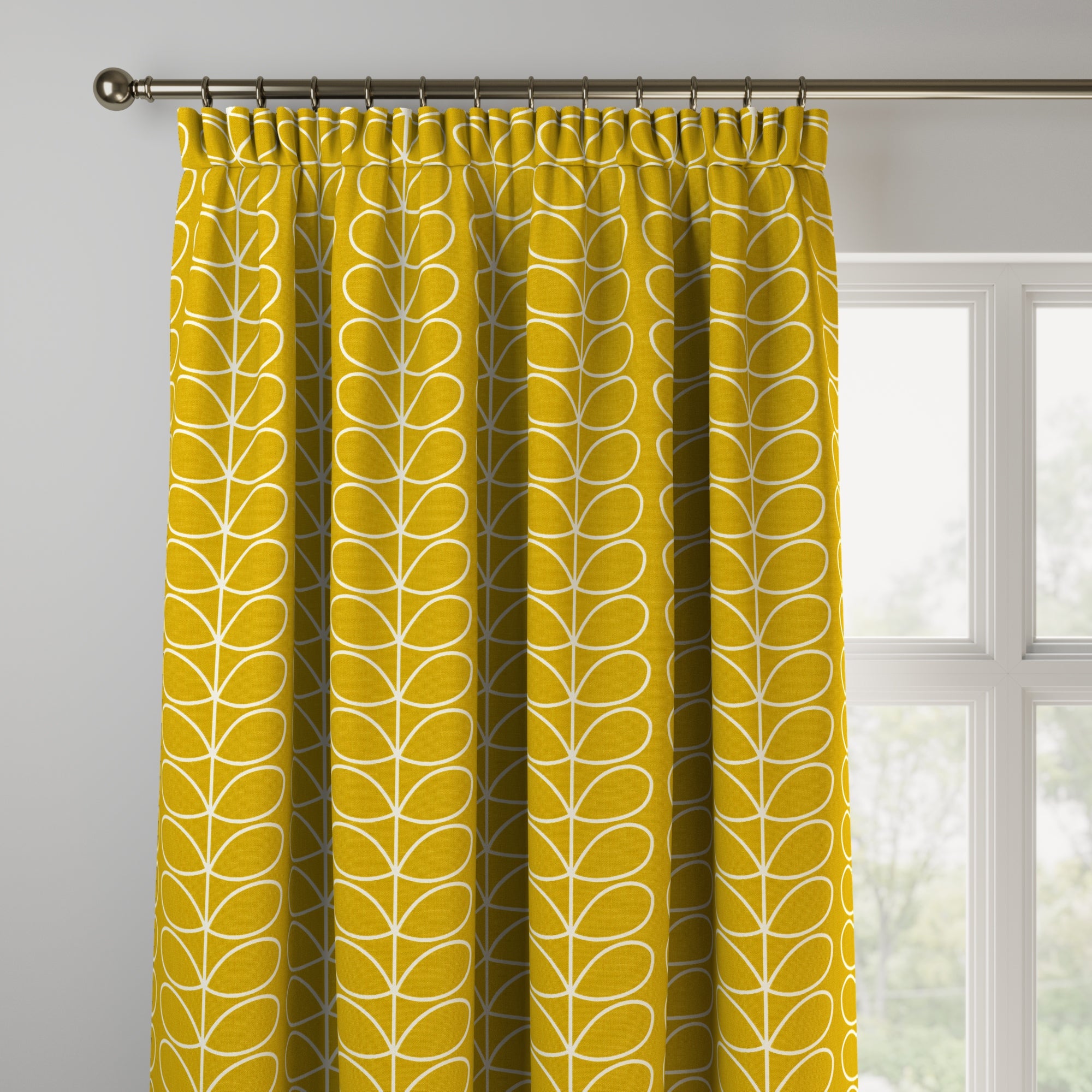 Orla Kiely Linear Stem Made to Measure Curtains Orla Kiely Linear Stem Dandelion