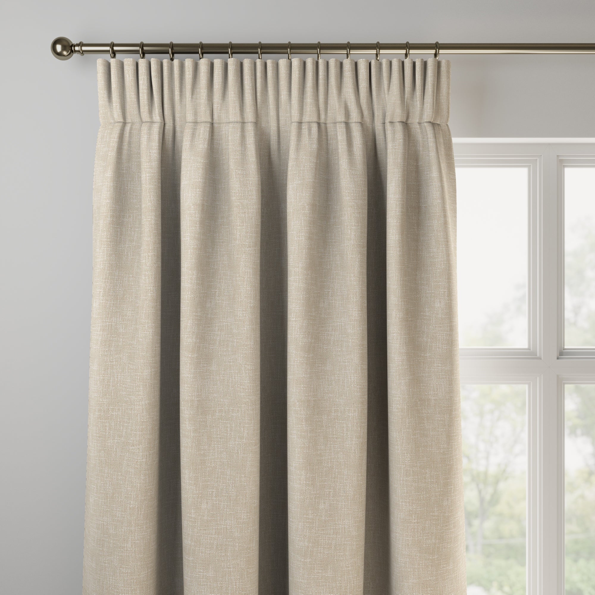Hessian Made to Measure Curtains Hessian Natural