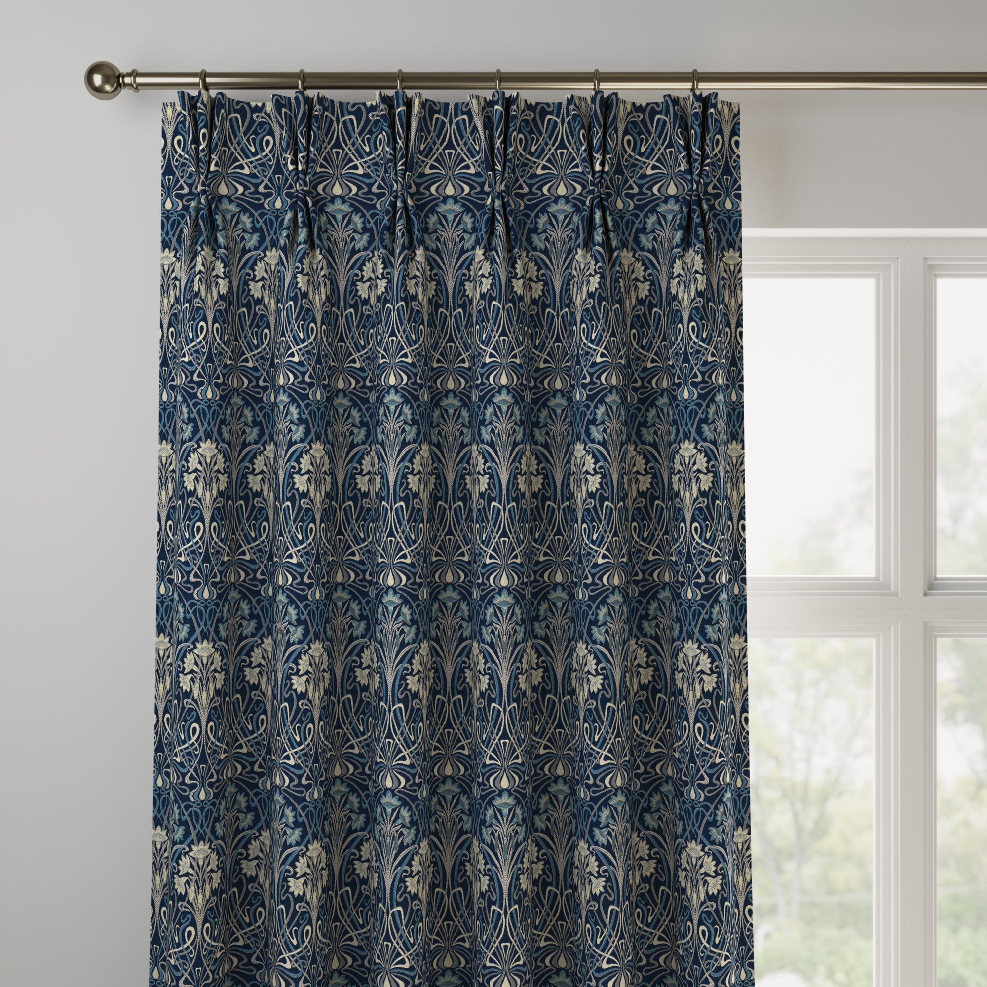 Lucetta Made to Measure Curtains Lucetta Navy