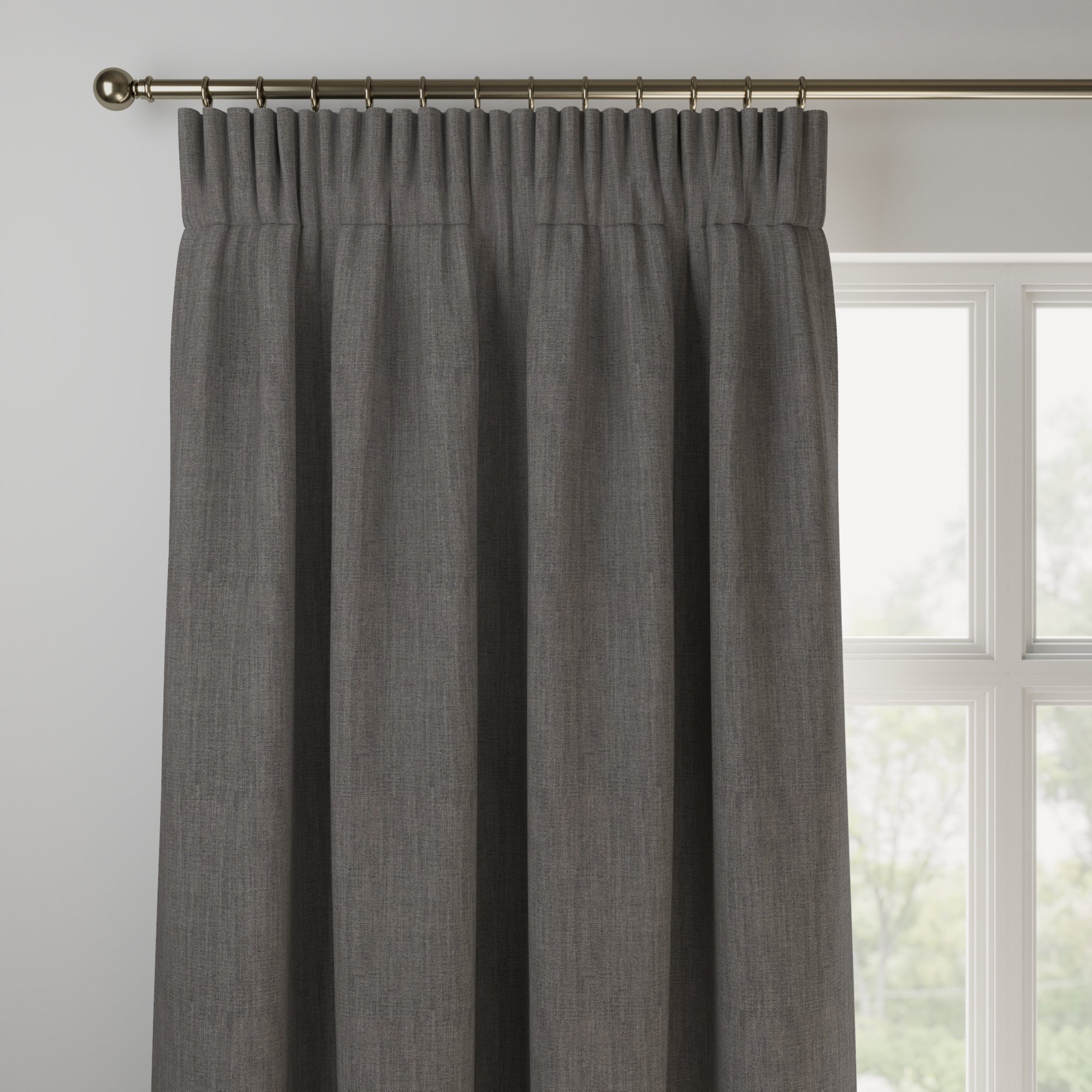 Monza Made to Measure Curtains Monza Soft Grey