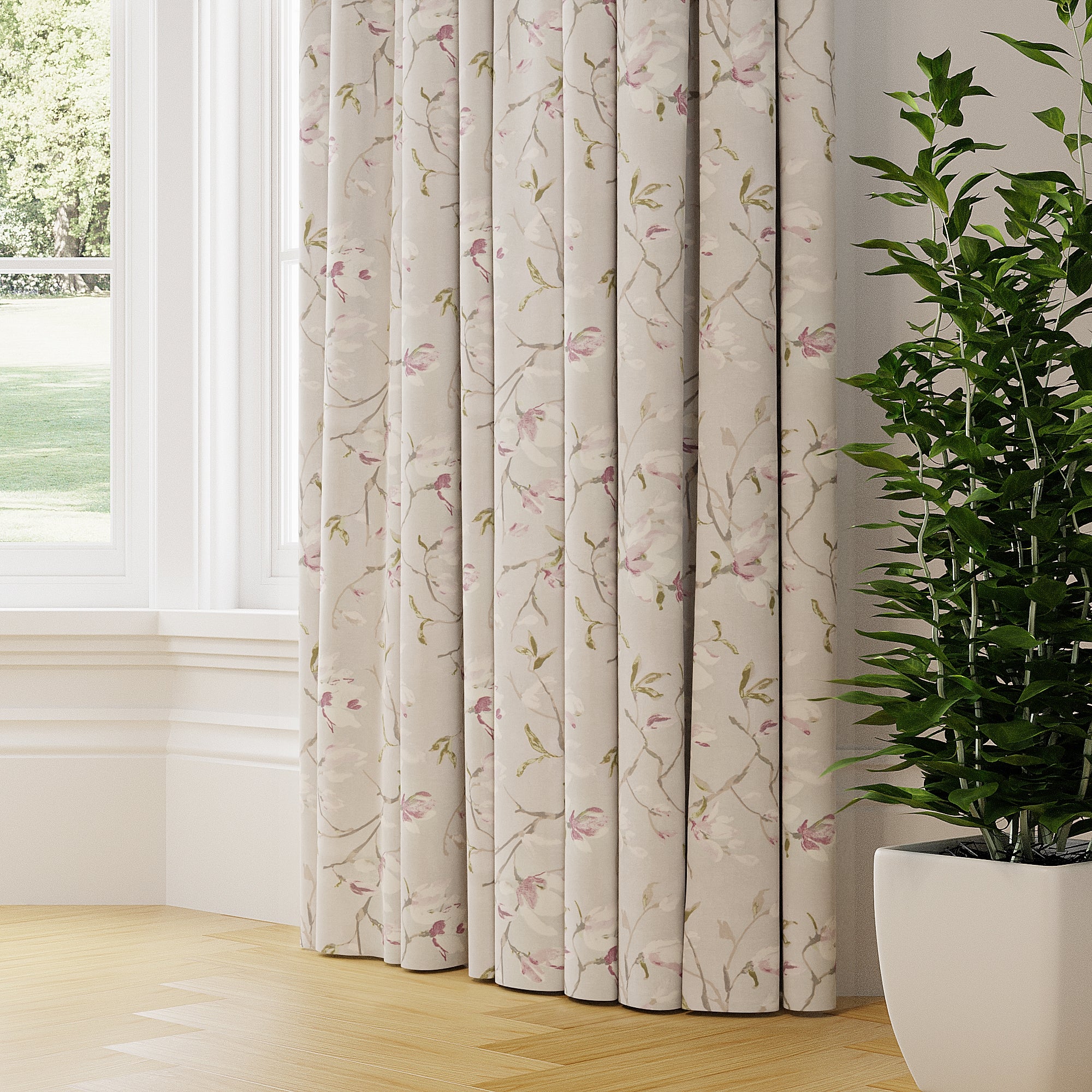 Magnolia Made to Measure Curtains Magnolia Grey