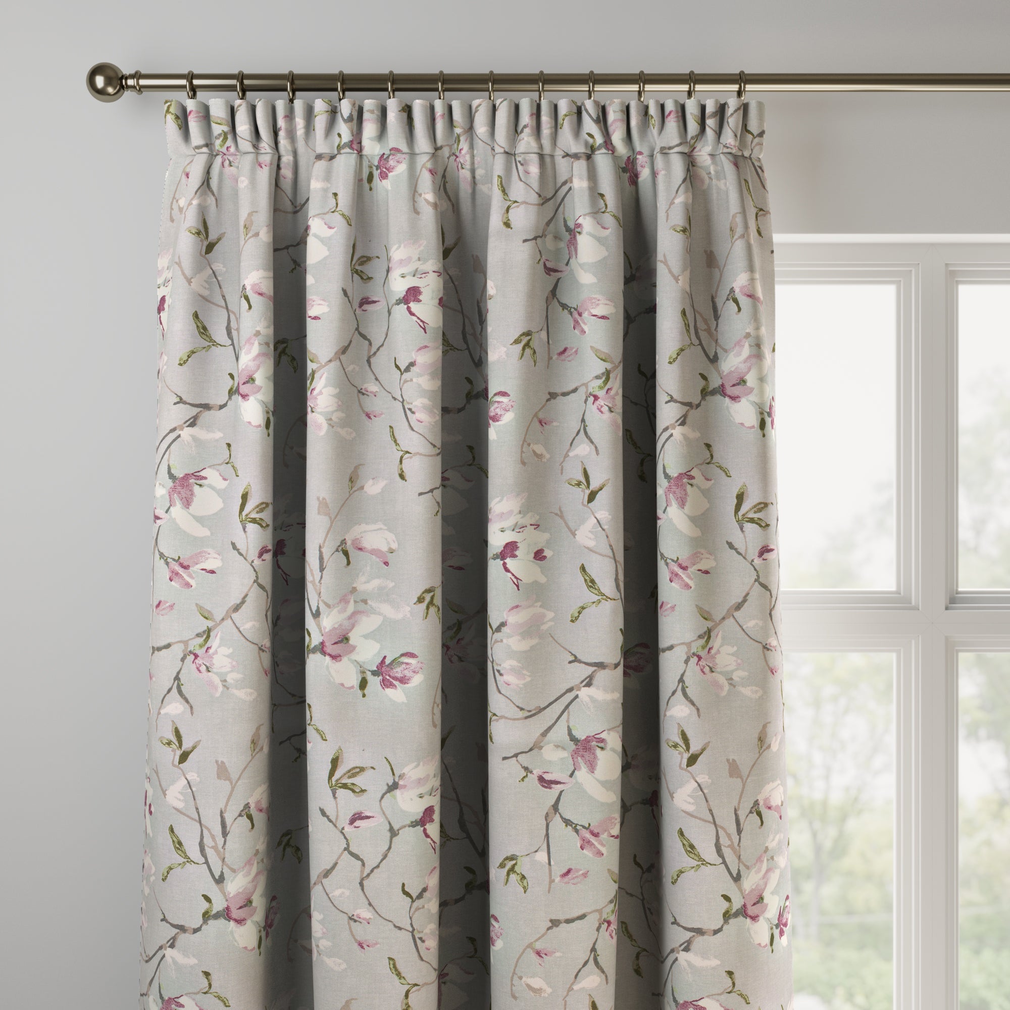 Magnolia Made to Measure Curtains Magnolia Grey