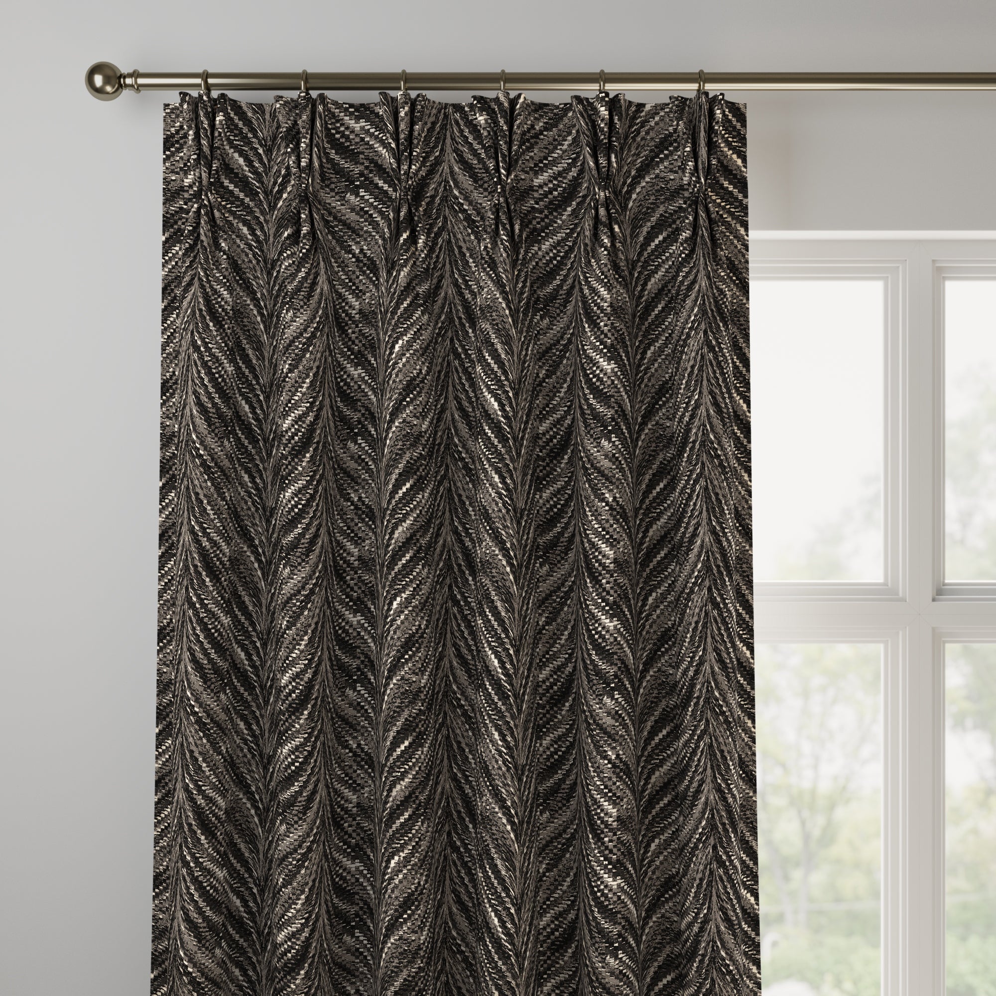Luxor Made to Measure Curtains Luxor Charcoal