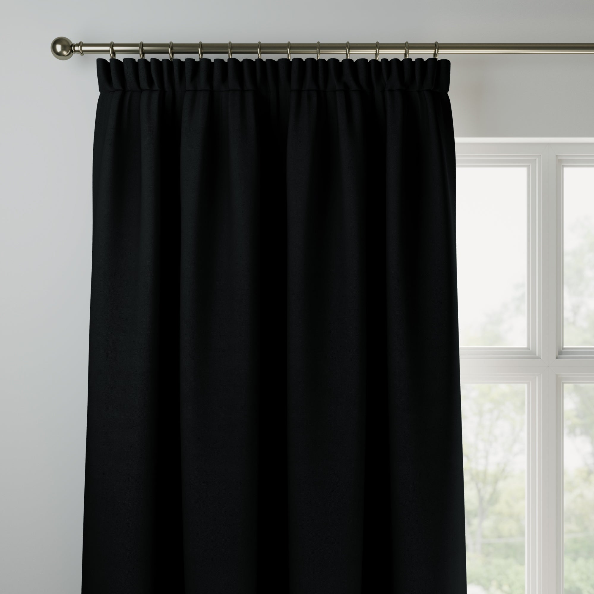 Renzo Made to Measure Curtains Renzo Ebony