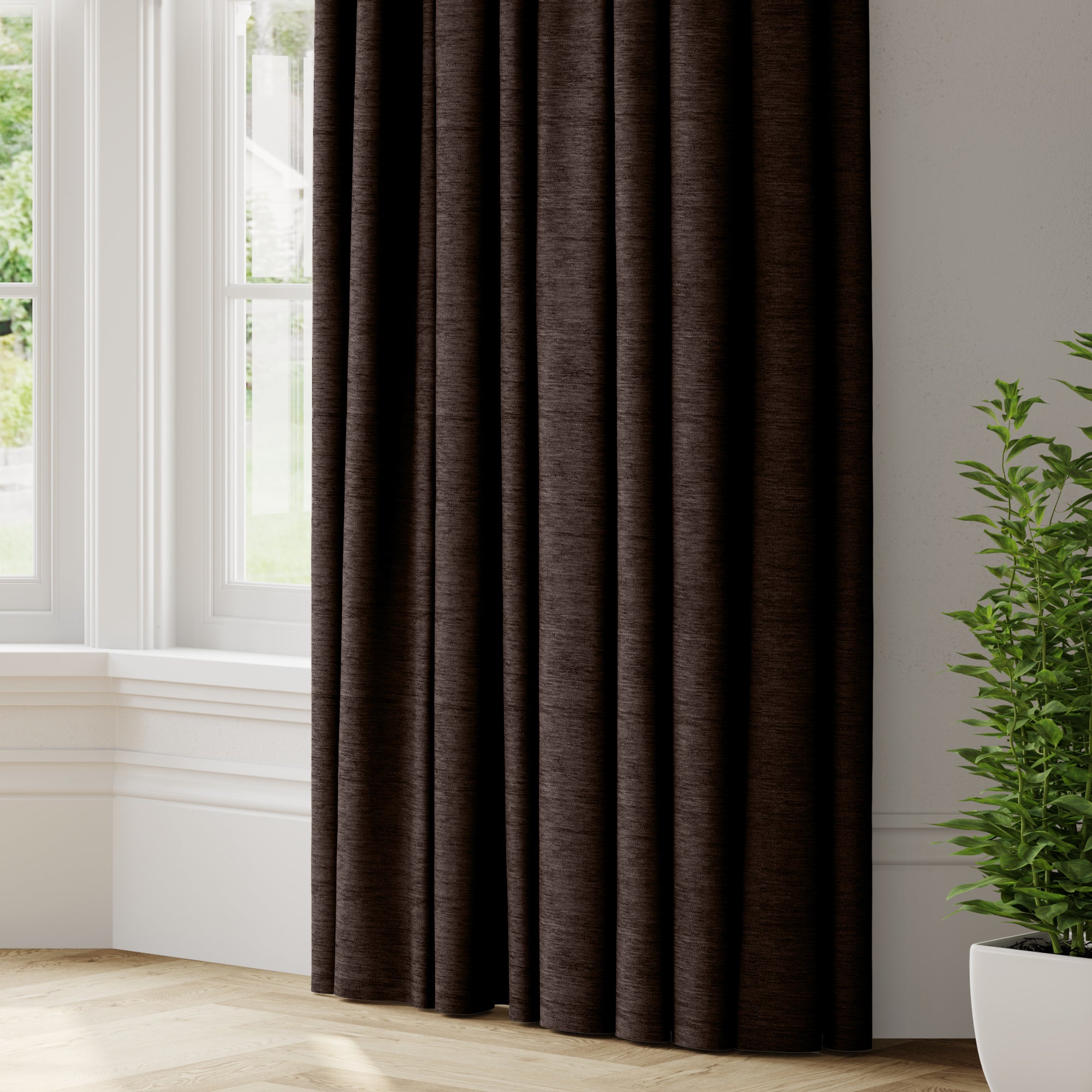 Kensington Made to Measure Curtains Kensington Chocolate