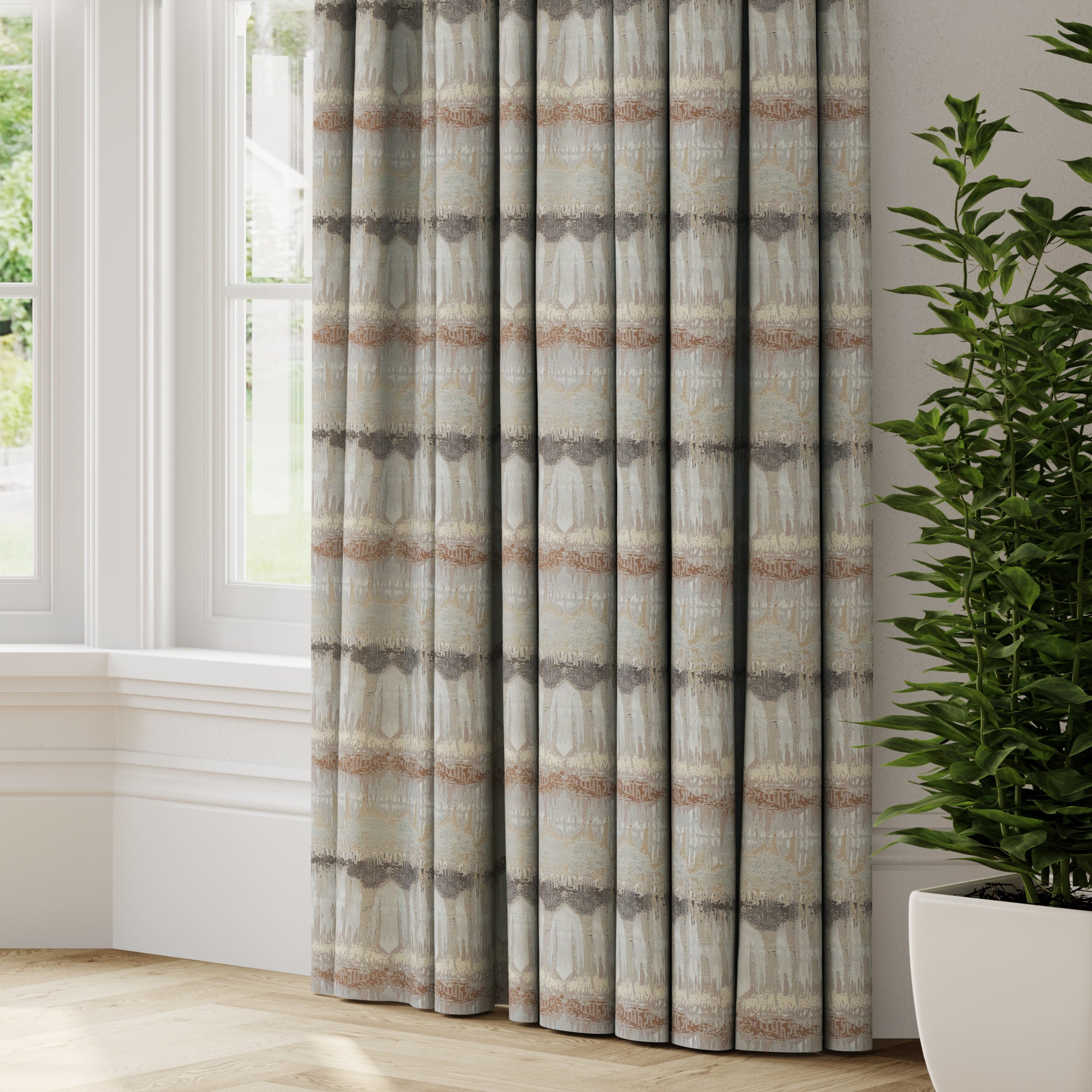 Budapest Made to Measure Curtains Budapest Silver