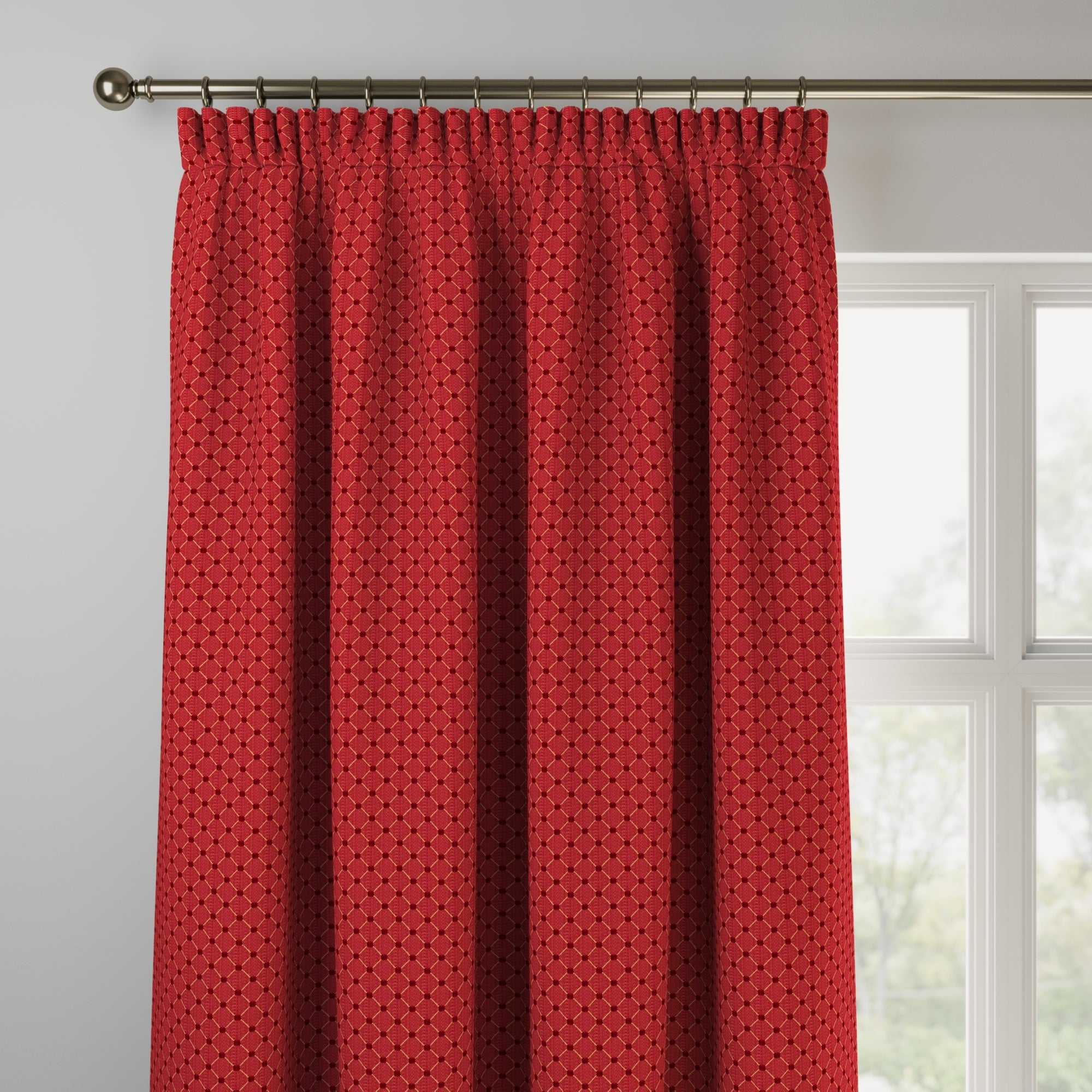 Orpheus Made to Measure Curtains Orpheus Red