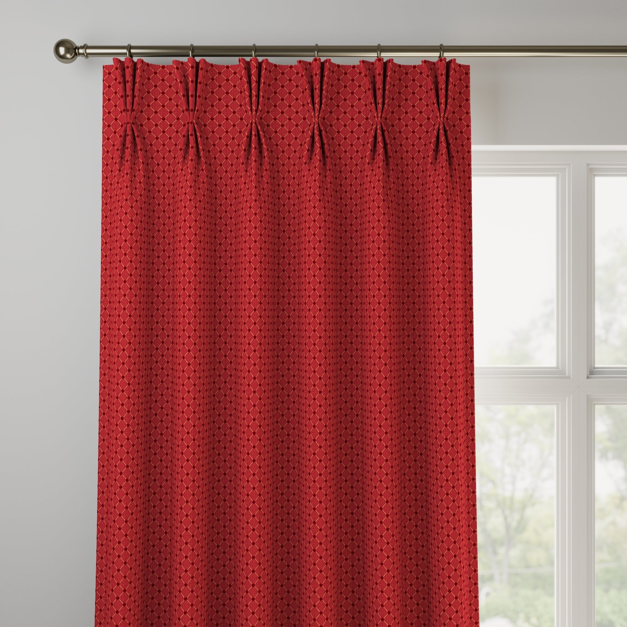 Orpheus Made to Measure Curtains Orpheus Red