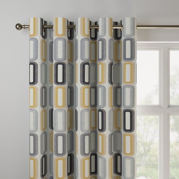 Dahl Made to Measure Curtains Dahl Ochre