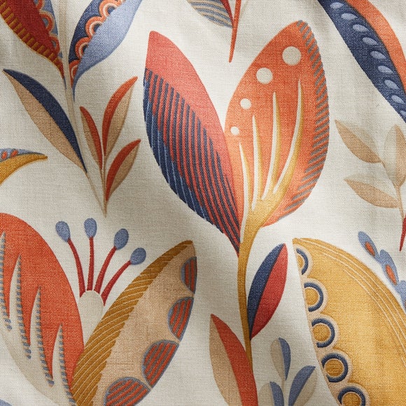 Leon Made to Measure Curtains Leon Burnt Orange