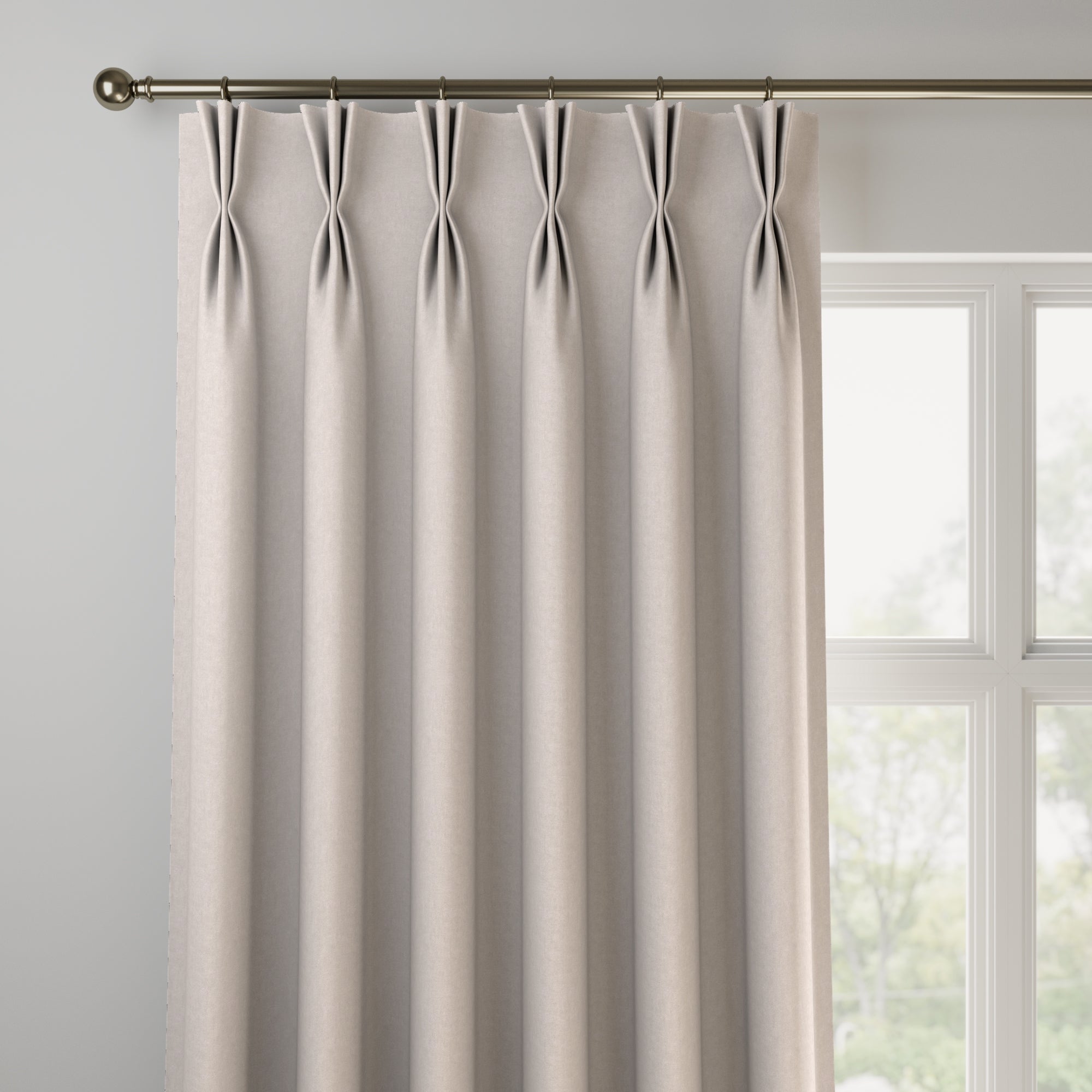 Nevis Made to Measure Curtains Nevis Jacquard Ivory