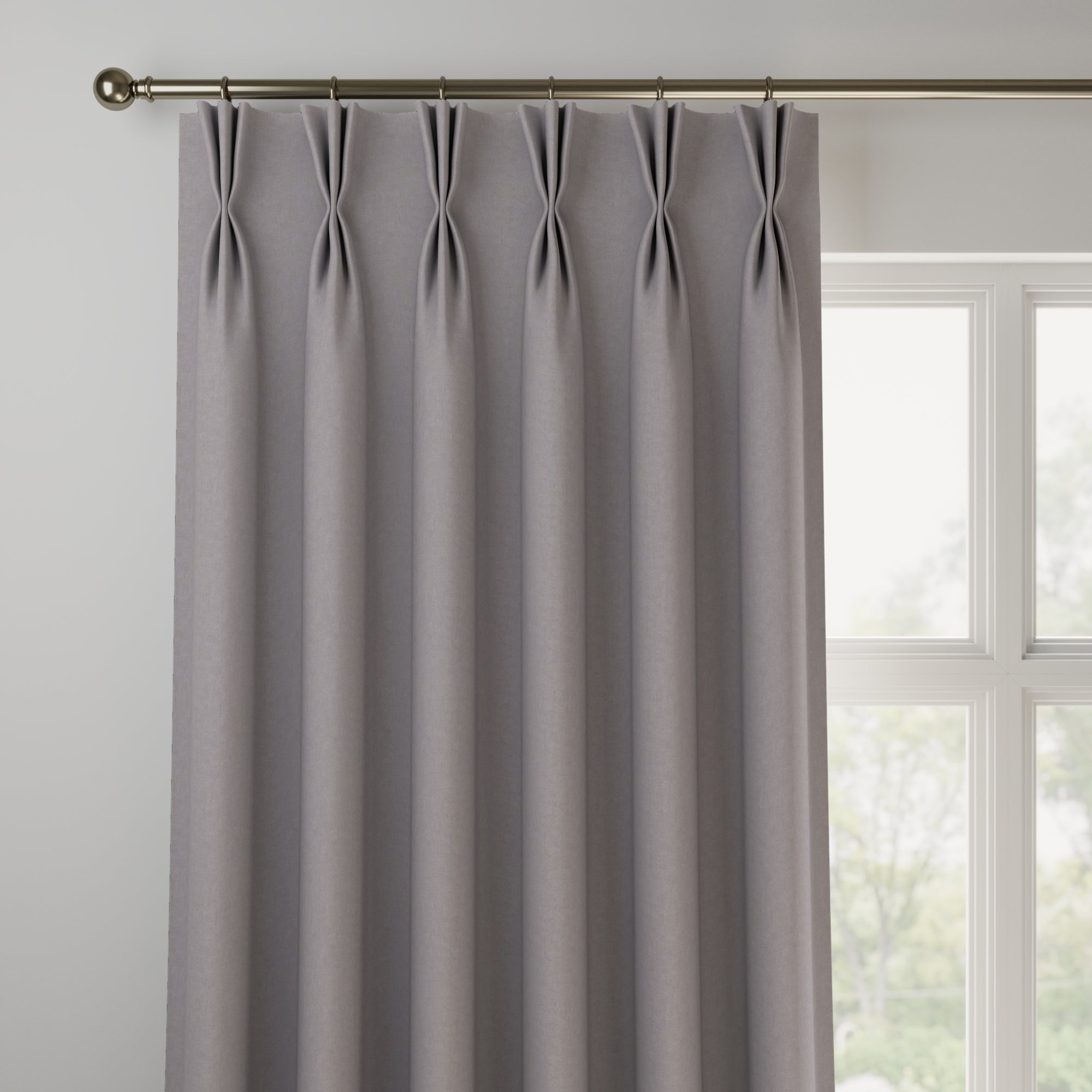 Nevis Made to Measure Curtains Nevis Jacquard Silver