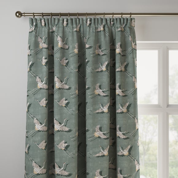 Naoko Made to Measure Curtains Naoko Printed Olive