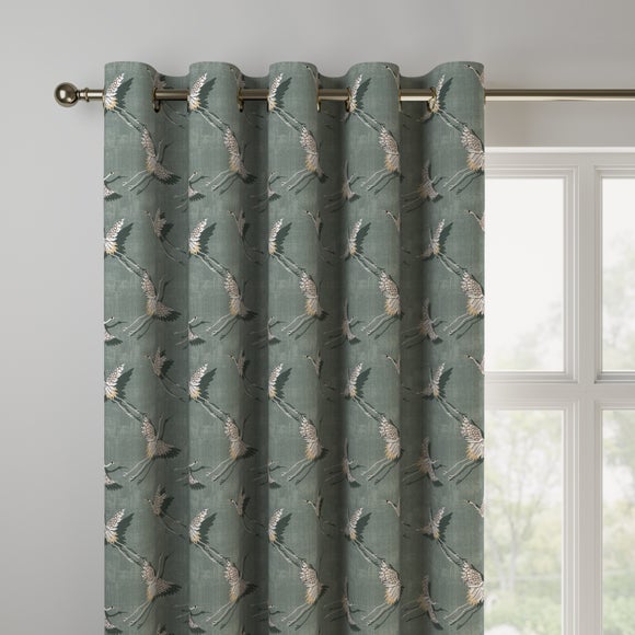 Naoko Made to Measure Curtains Naoko Printed Olive