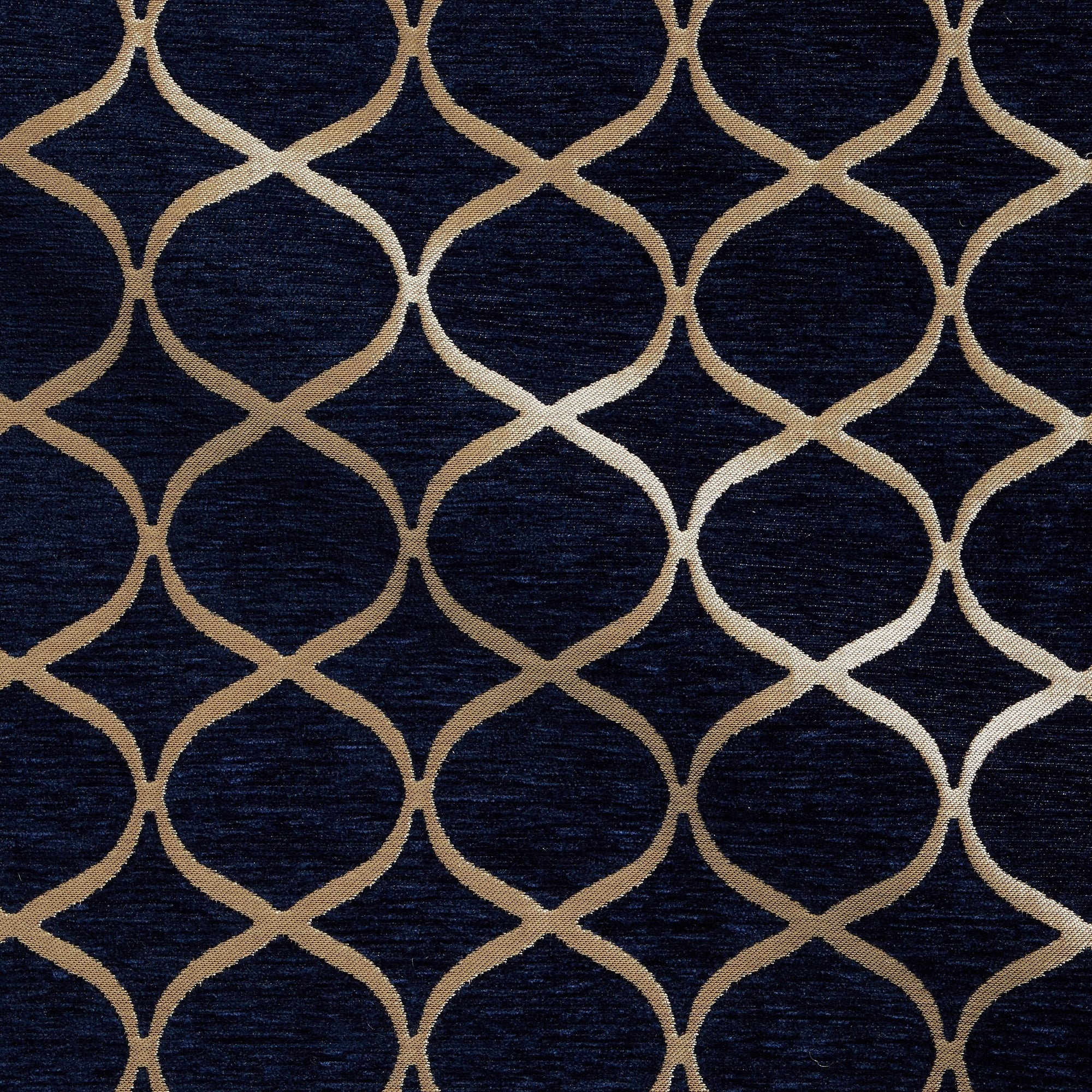 Trellis Made to Measure Curtains Trellis Indigo