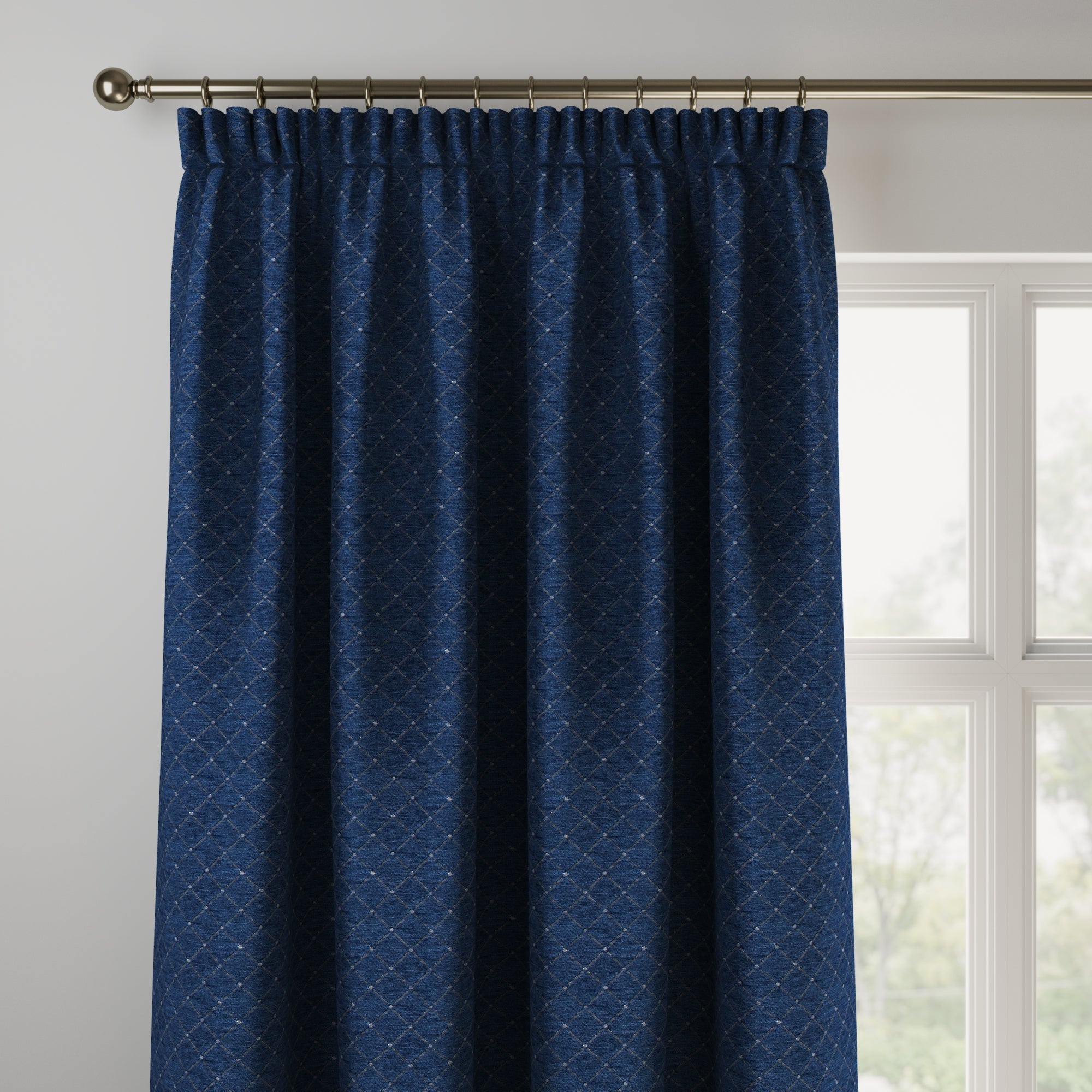 Solitaire Made to Measure Curtains Solitaire Navy