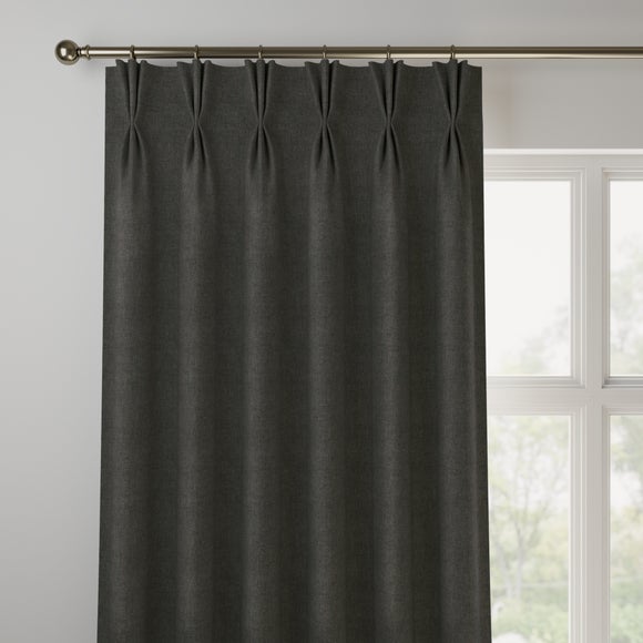 Saluzzo Made to Measure Curtains Saluzzo Charcoal